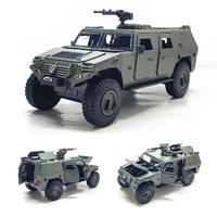 132 dongfeng warrior peacekeeping vehicle diecast military model toys with pull back sound light for kids gifts