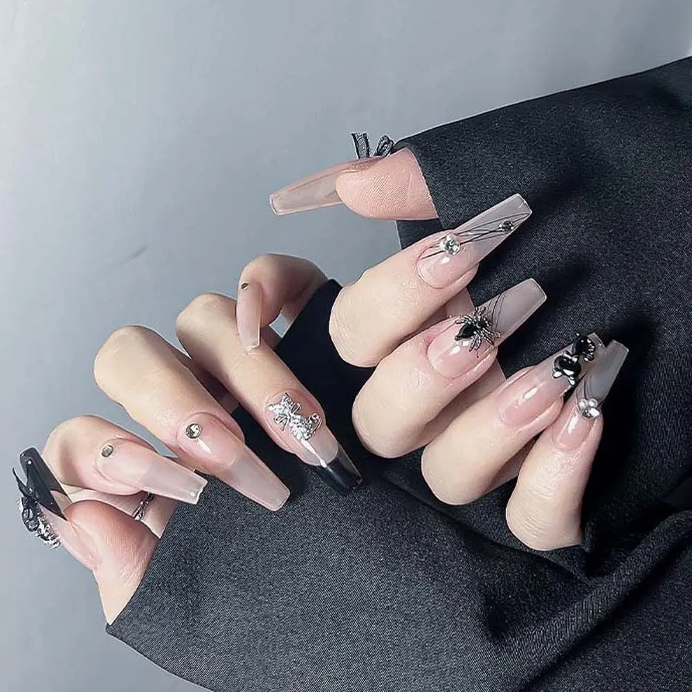 

1Pc Simple Nail Jewelry Fashion Bowknot Nail Rhinestones Creative Cat Nail Decorations For Girls Gifts