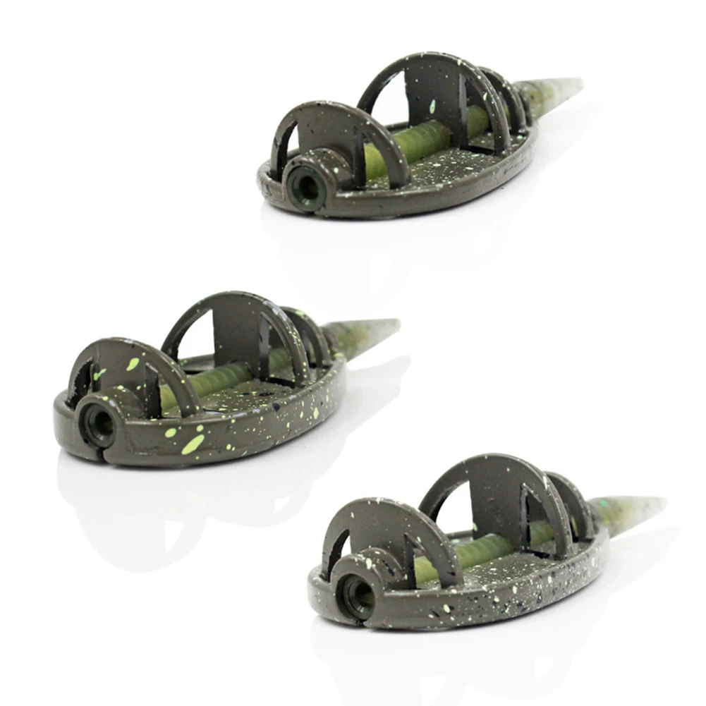 1pc Inline Method Carp Fishing Feeder Mould Fishing Lure Bait Holder 25/35/45g Fishing Tackle Pesca Iscas Accessories