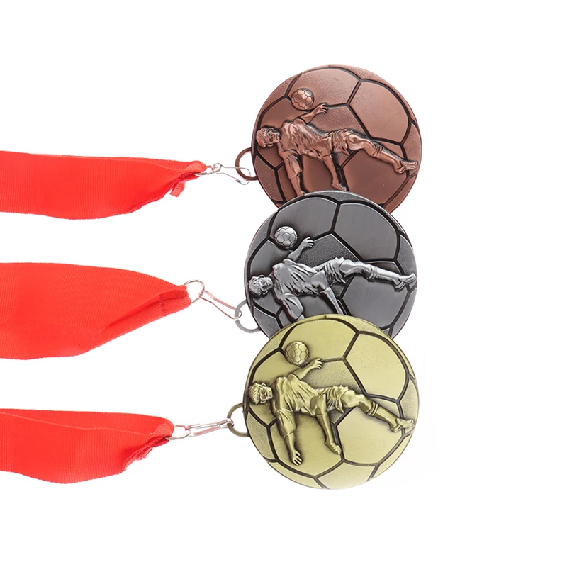 

Football Competition Games Medals Zinc Alloy Sports Competition Awards Medals Wear-resistant Collection Decoration Souvenir Gift