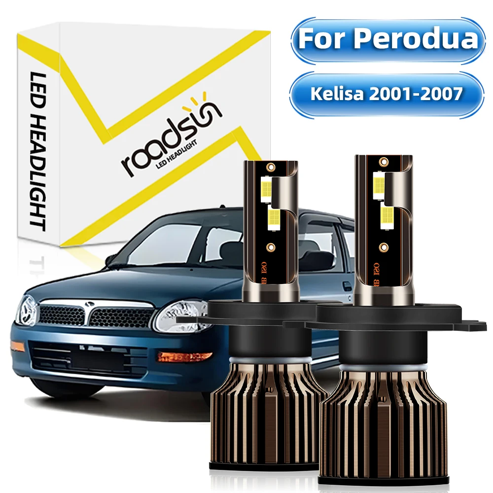 [Для Perodua Kelisa 2001-2007] Светодиодные Автомобильные лампы H4 Дальний/ближний свет фары