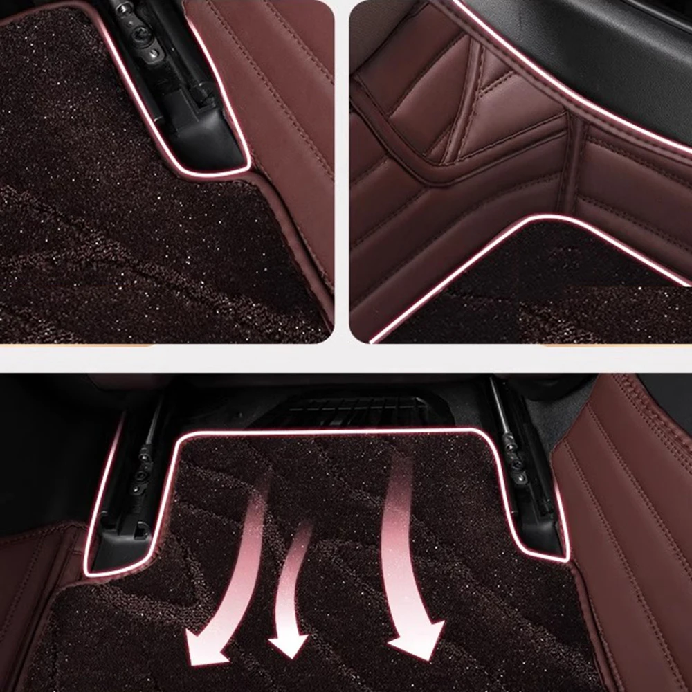 Фото Для KIA Sportage 2 3 4 5 2004-2024 автомобильные ковры двухслойные автомобильные коврики на заказ аксессуары для ног Coche вкладыши №4
