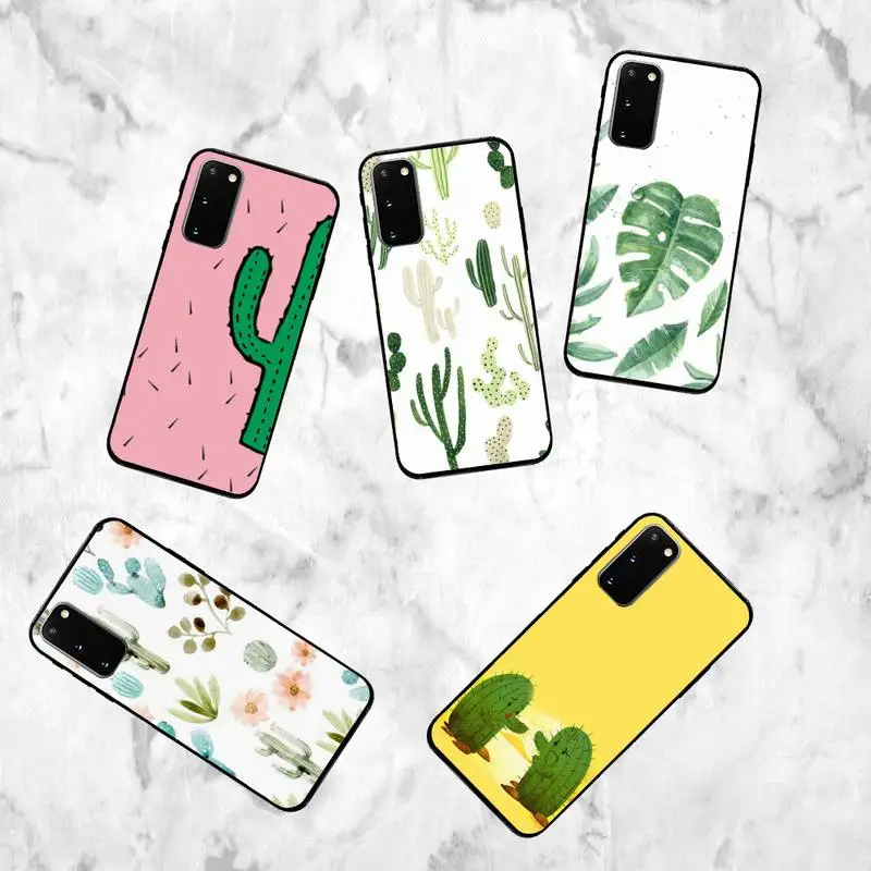 

Coque Luxe Cactus Phone Case For Samsung Galaxy S7 Edge Plus S9 S20Plus S20ULTRA S10lite S225G S10 Case