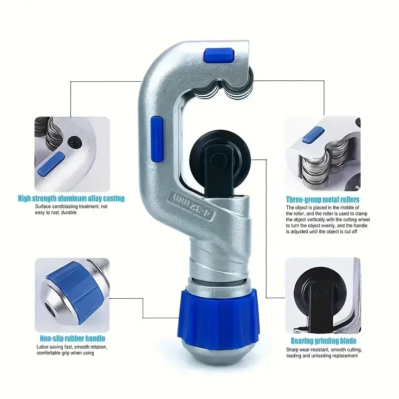 Роликовый труборез 4-32/5-50 мм подшипниковый ножницы для труб из нержавеющей стали