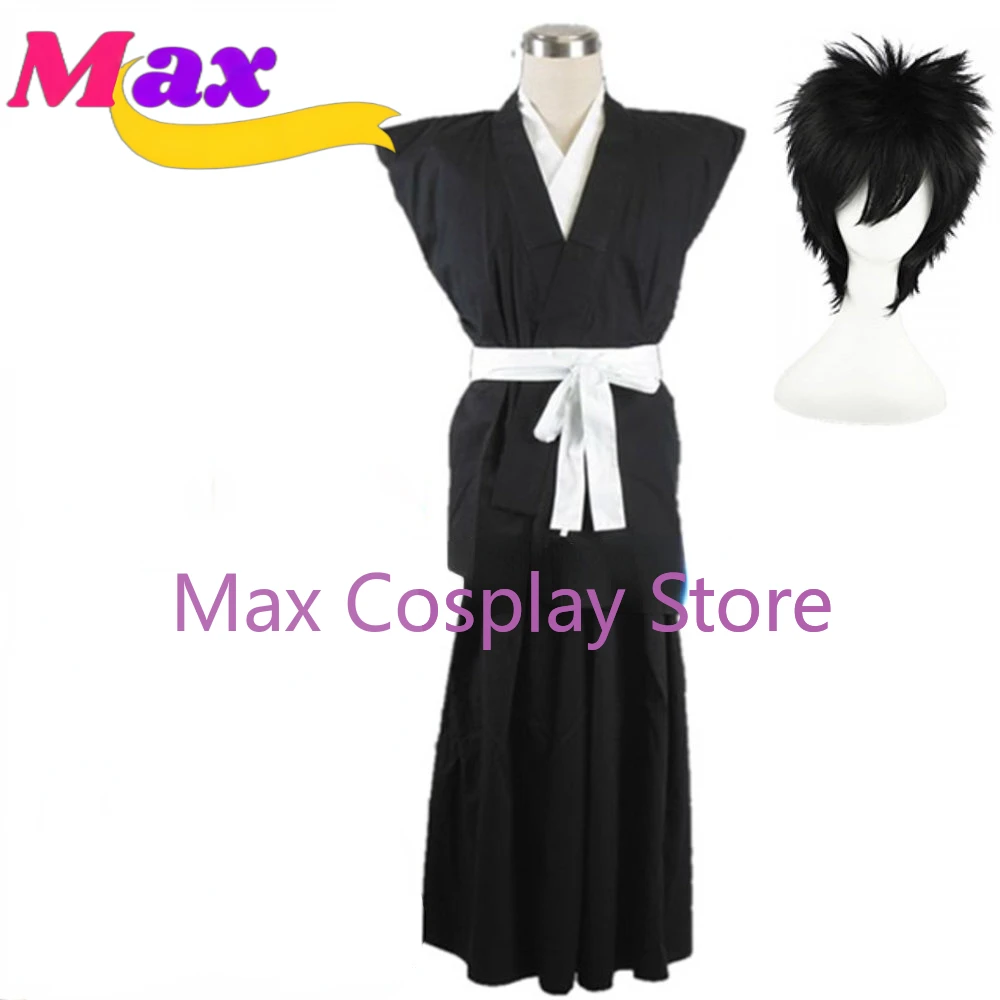 Max Cos Anime Gotei Thirteen Shūhei Hisagi Lieutenant of the 9th Division Soul Reaper Kimono Cosplay Costumes Custom size