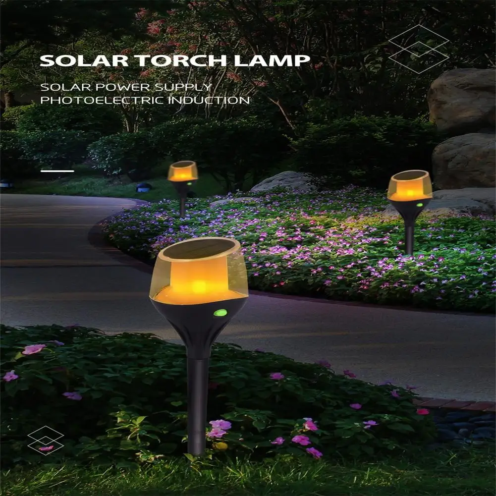 

Solar Lights Creative Red Wine Glasses Shape Lawn Lamp 1200mah Large-capacity Battery Garden Lights For Outdoor Decorations