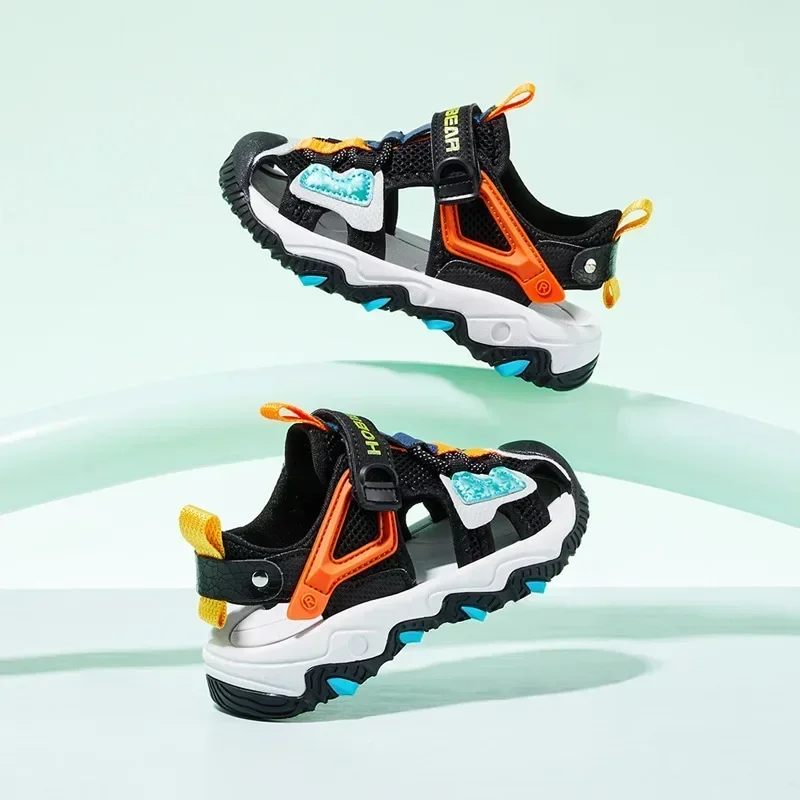 Сандалии детские летние нескользящая подошва пляжные босоножки для мальчиков и