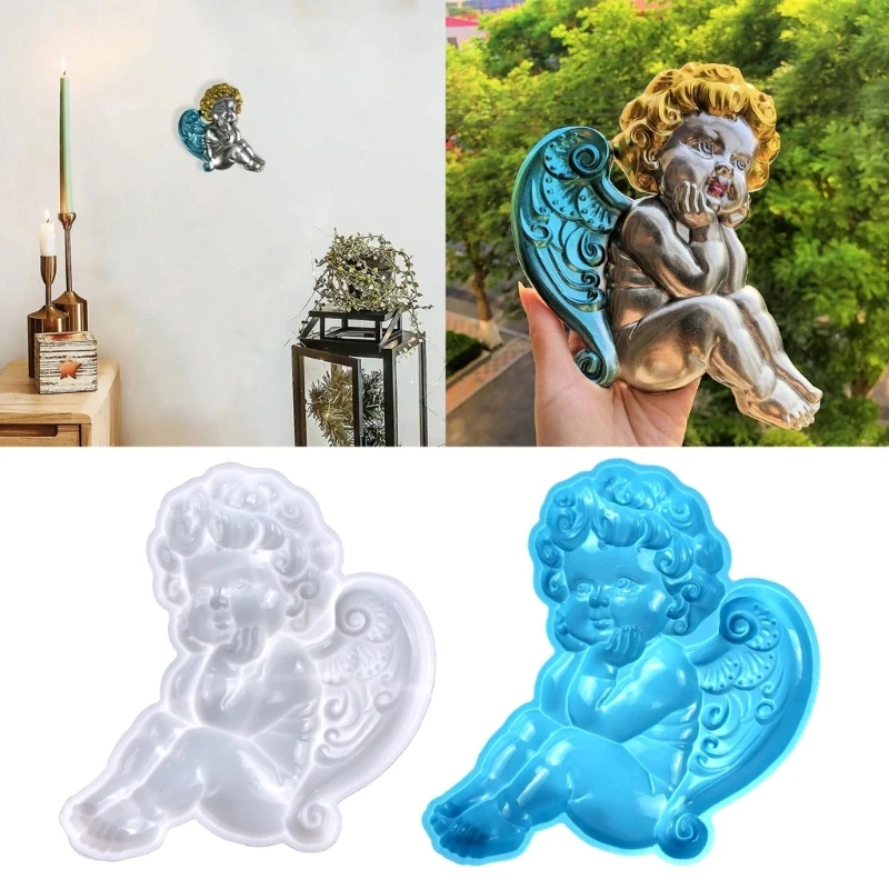 

Силиконовая форма «Ангел» для украшения стен