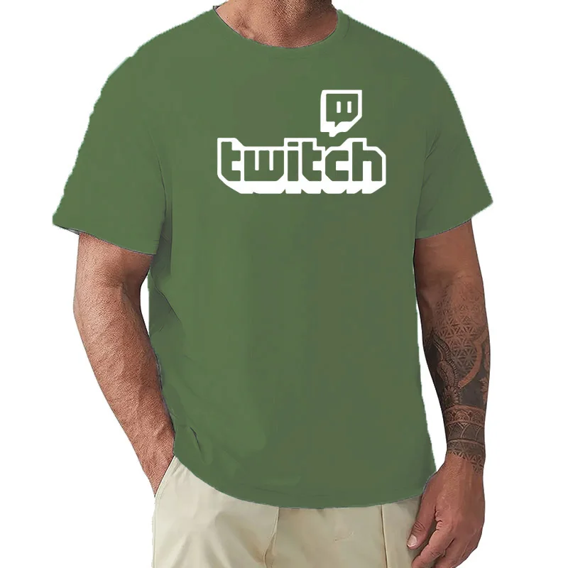Фото Персонализированная игровая футболка для мужчин Twitch TV Huikoo, высококачественная, 100% хлопок, для стримов и вирусных видео, унисекс, подарок на День отца, для детей №3
