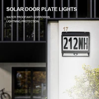 led solar wall light pir motion sensor floodlight waterproof outdoor garden lamp for lighting pathway street house number lamp