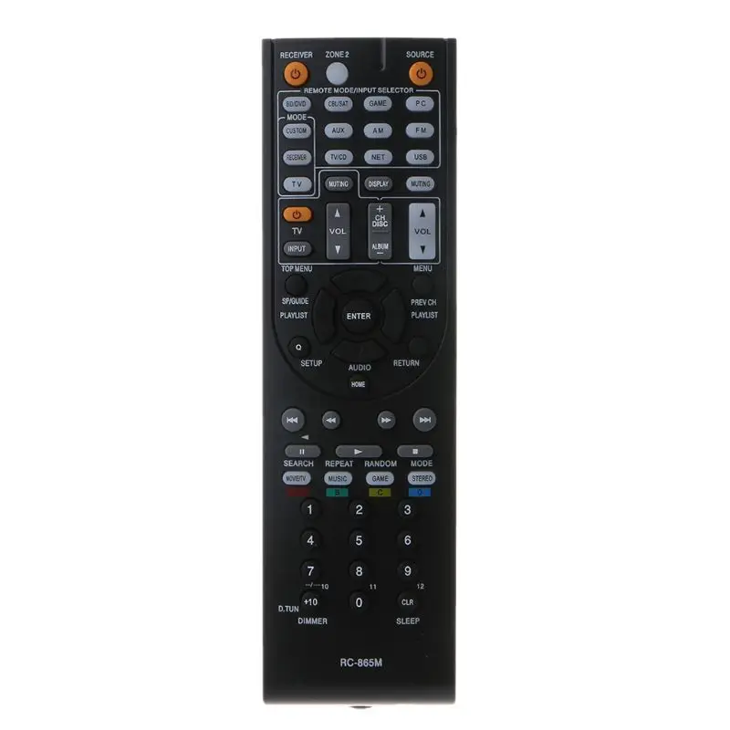 

H37F Replacement RC-865M Remote Control for Onkyo AV Receiver TX-NR525 TXNR525