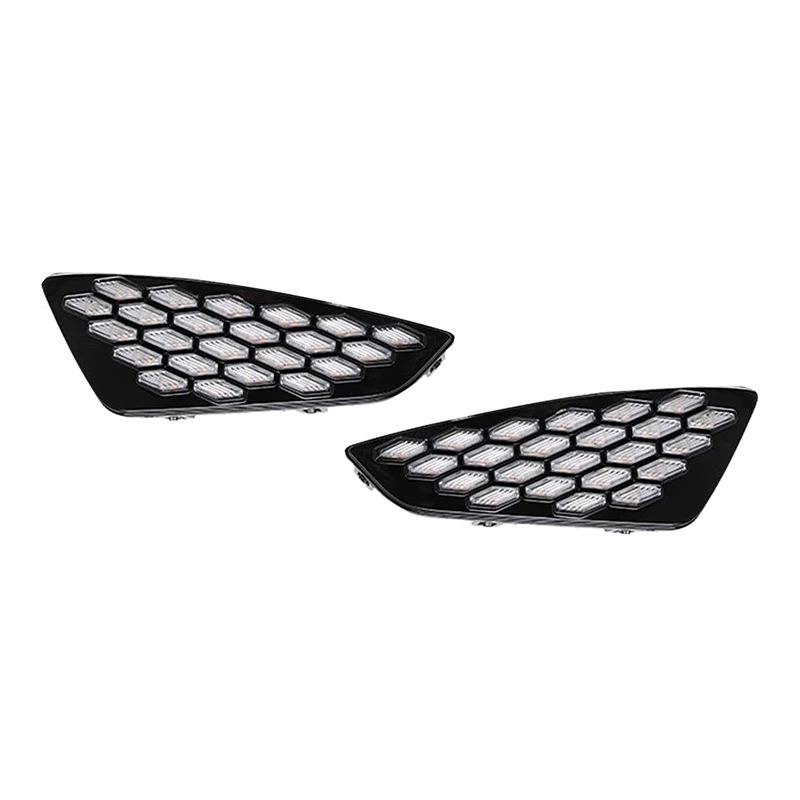 

Автомобильные дневные ходовые огни, последовательный светодиодный сигнал поворота для Toyota Sienna 2021 2022 XSE, Белый/янтарный/синий