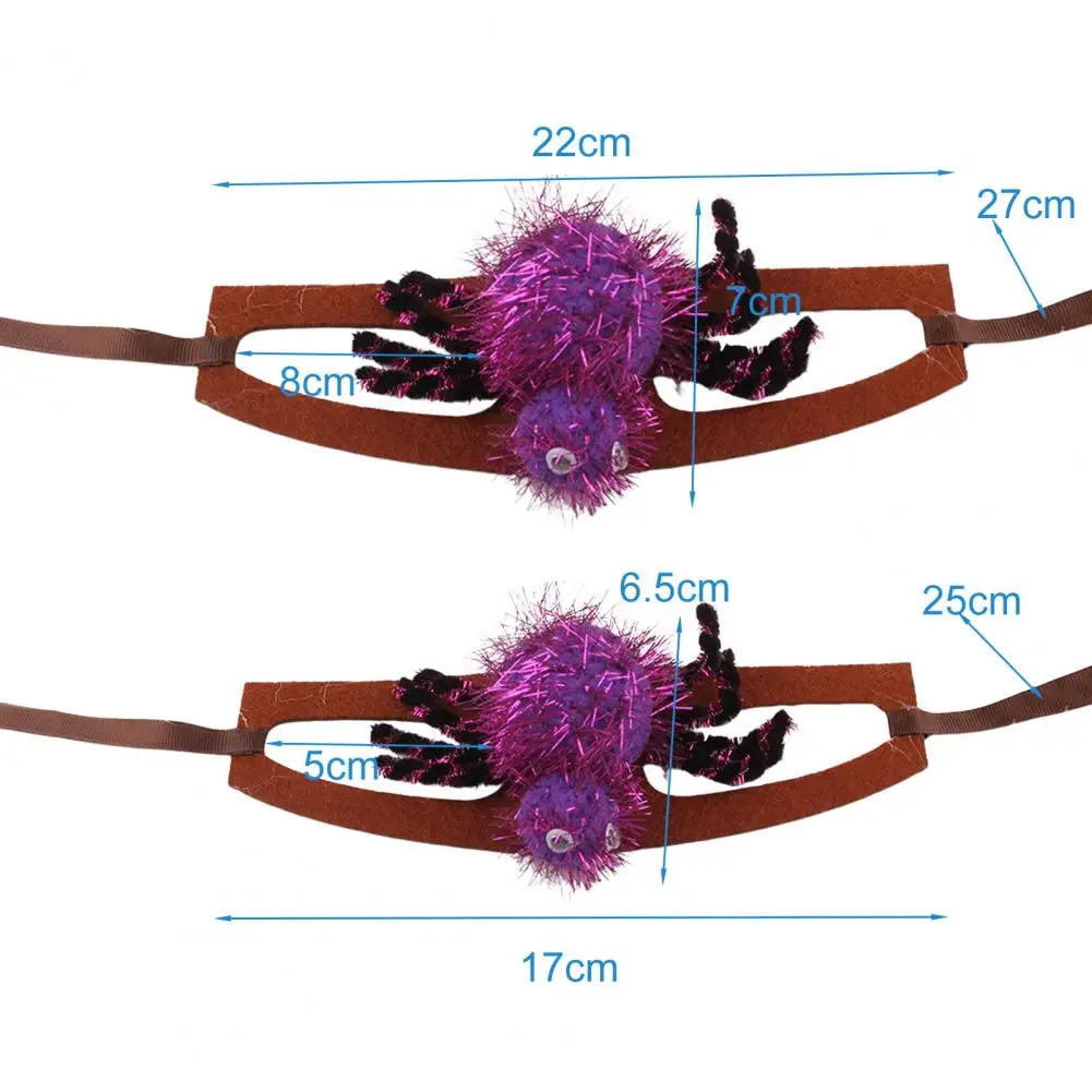Головной убор для домашних животных на Хэллоуин регулируемая повязка волос в