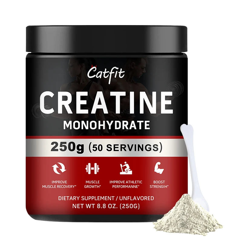 

Catfit Creatine Monohydrate Sports drink Improve Gain Strength Build Muscle&Enhance Athletic Muscle protein Gym Performance