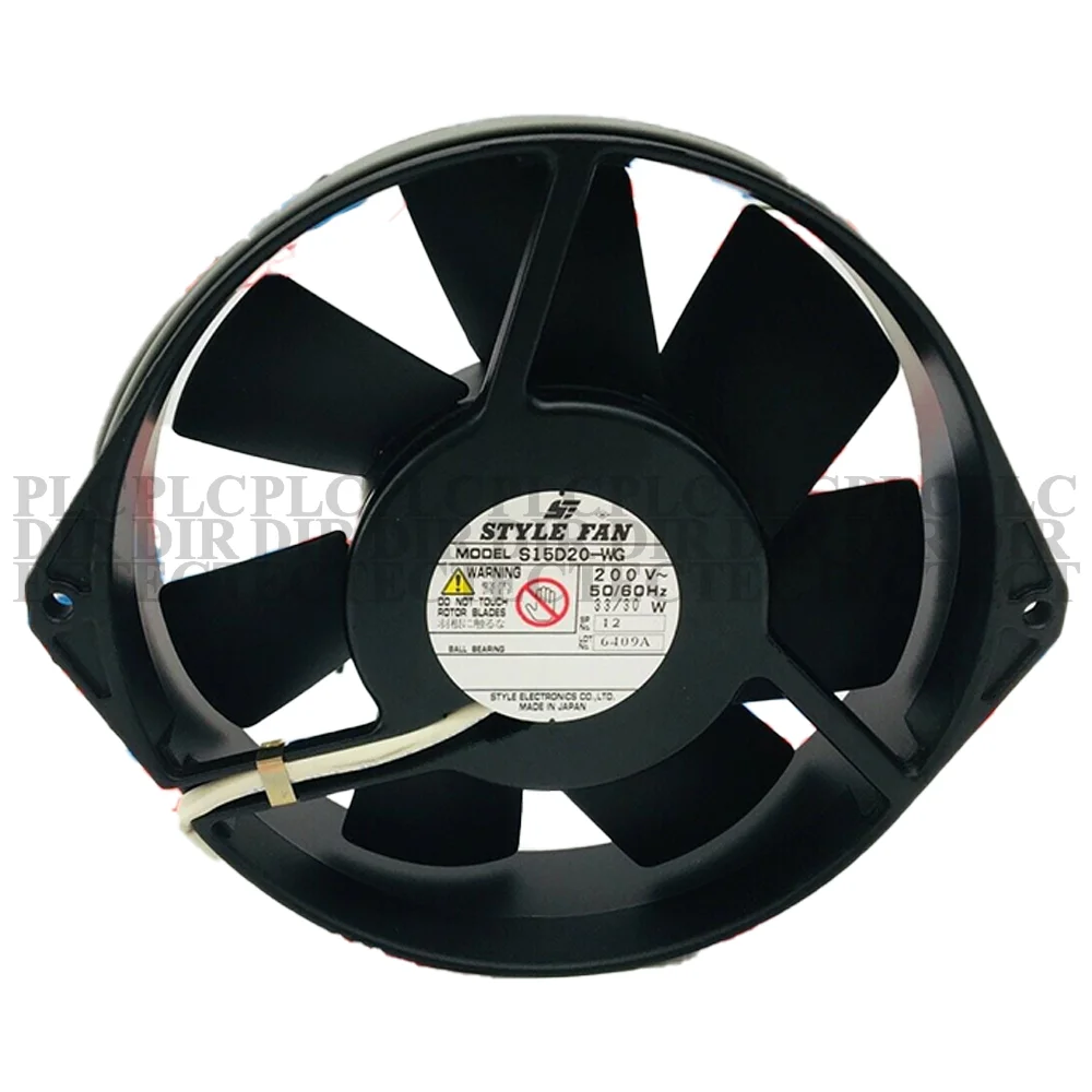 

NEW Style Fan S15D20-WG High Temperature Fan 200V 33/30W