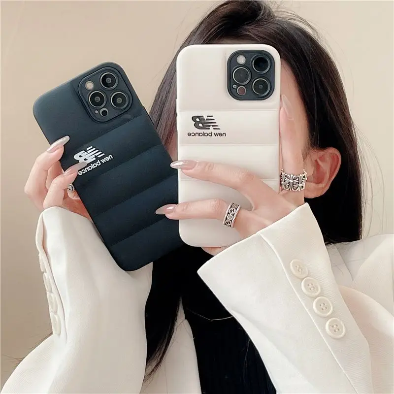 Suitable for iPhone 14 phone case 13 new iPhone 12promax soft 11 iPhone phone case NB down jacket high beauty value 13Promax