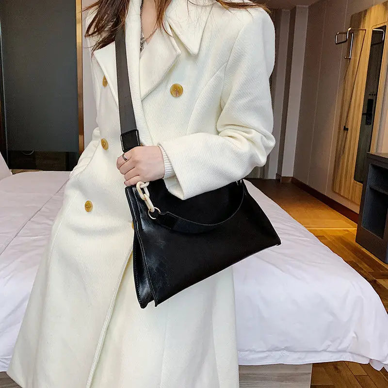 2023 New Design Handbags Women Shoulder Bag Soft Synthetic Leather Crossbody Large Capacity Fashion Female Underarm Bags