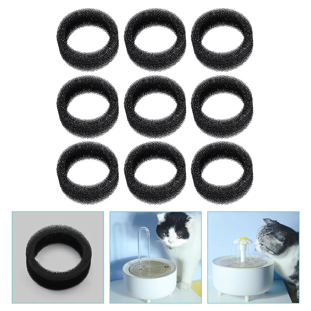 

Fountain Filter Pet Water Catreplacementsponge Dispenser Dog Filters Drinking Puppy Pre Primary Automatic Accessories