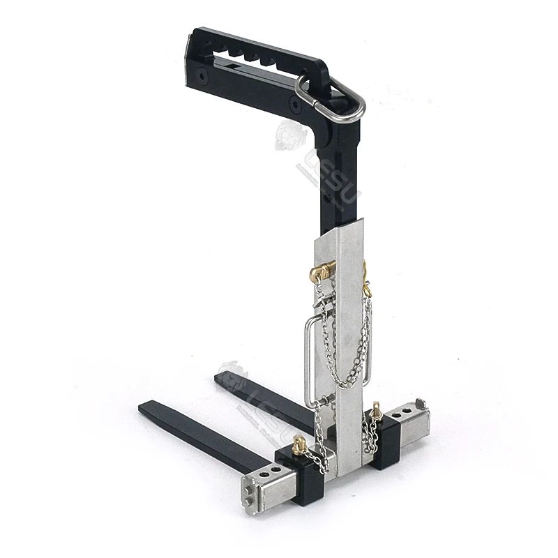 

Lesu модель грузового крана с деревянной вилочной пластиной подходит для 1:14 Tamiya тракторный самосвал Scania Benz Man модификация