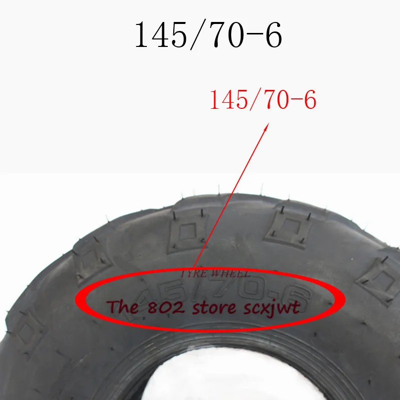 

145/70-6 дюймов ATV вакуумные шины бескамерные шины для 49cc 50cc 110cc электрический ATV Скутер Багги Go kart велосипедные запчасти для внедорожника