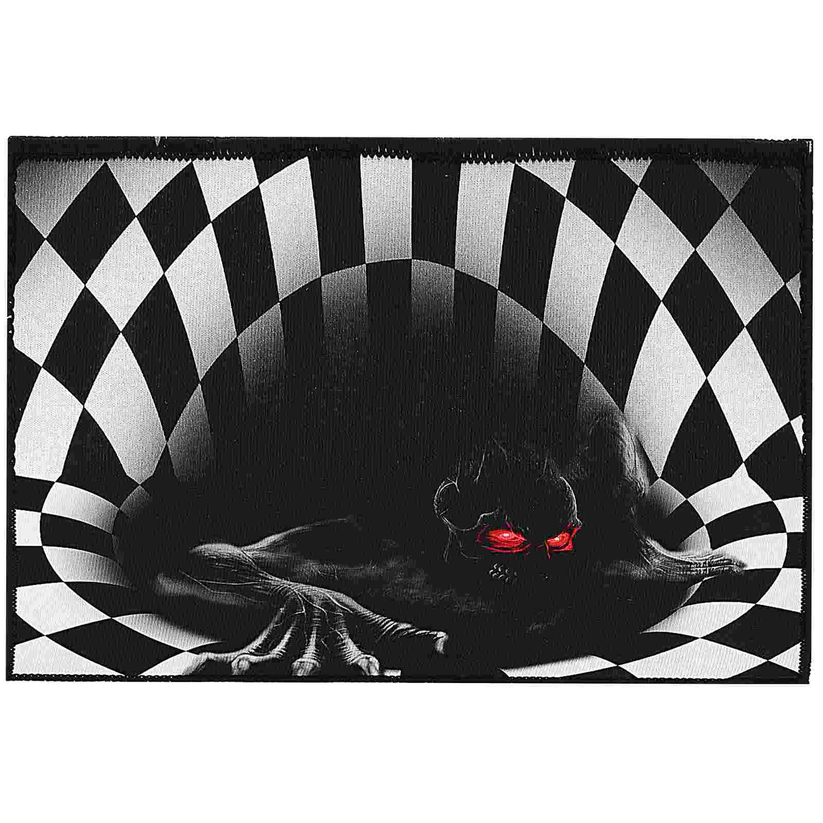 

Halloween Door Mat 3d Illusion Floor Mat Front Door Decorations Printed Ground Mat
