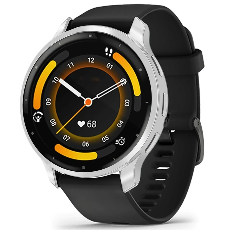 

Подходит для смарт-часов Venu 3/3S, защитный чехол, легкий прочный корпус из ТПУ, противоударный чехол-бампер