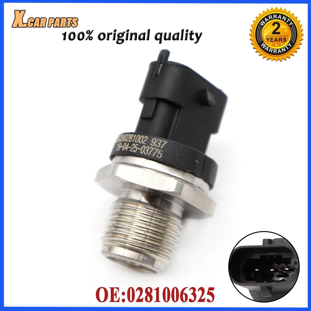 Fuel Rail Pressure Regulator Common Sensor For TATA PRIMA Volkswagen Constellation Delivery Volksbus Worker 0281006325