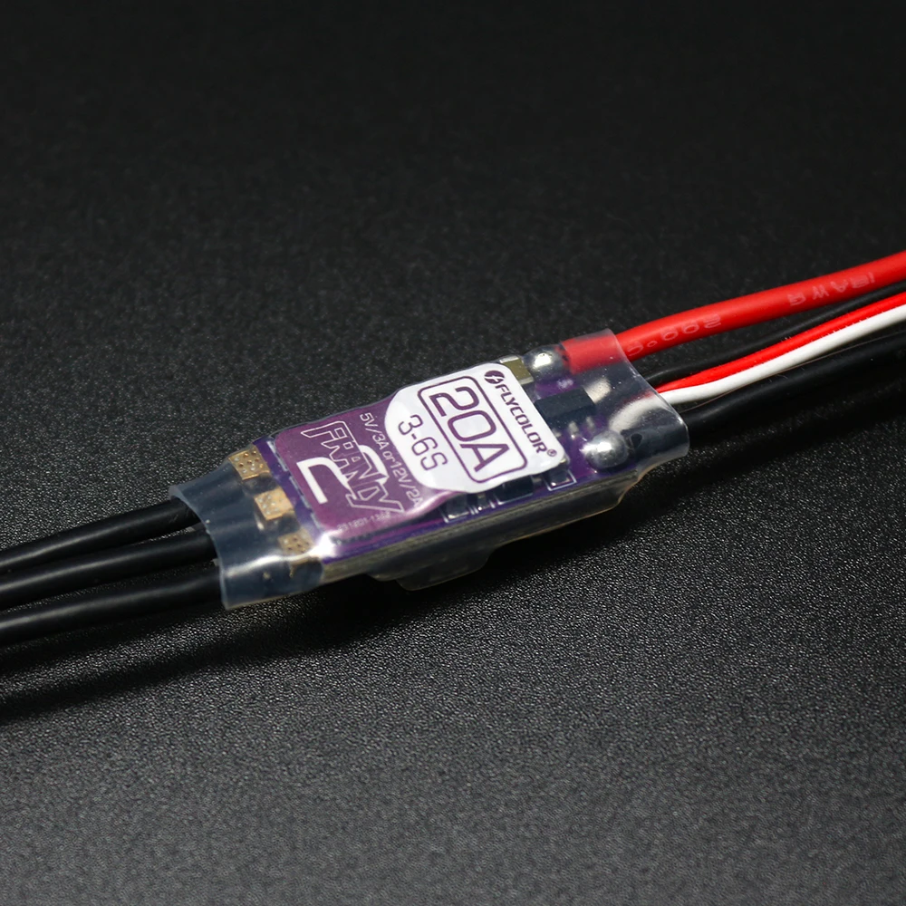 FLYCOLOR Francy 2 бесщеточный ESC BLHELI-32 BL32 Dshot высокая производительность MCU 5 В/3A 12 В/2A двойной BEC Регулируемый для RC самолета