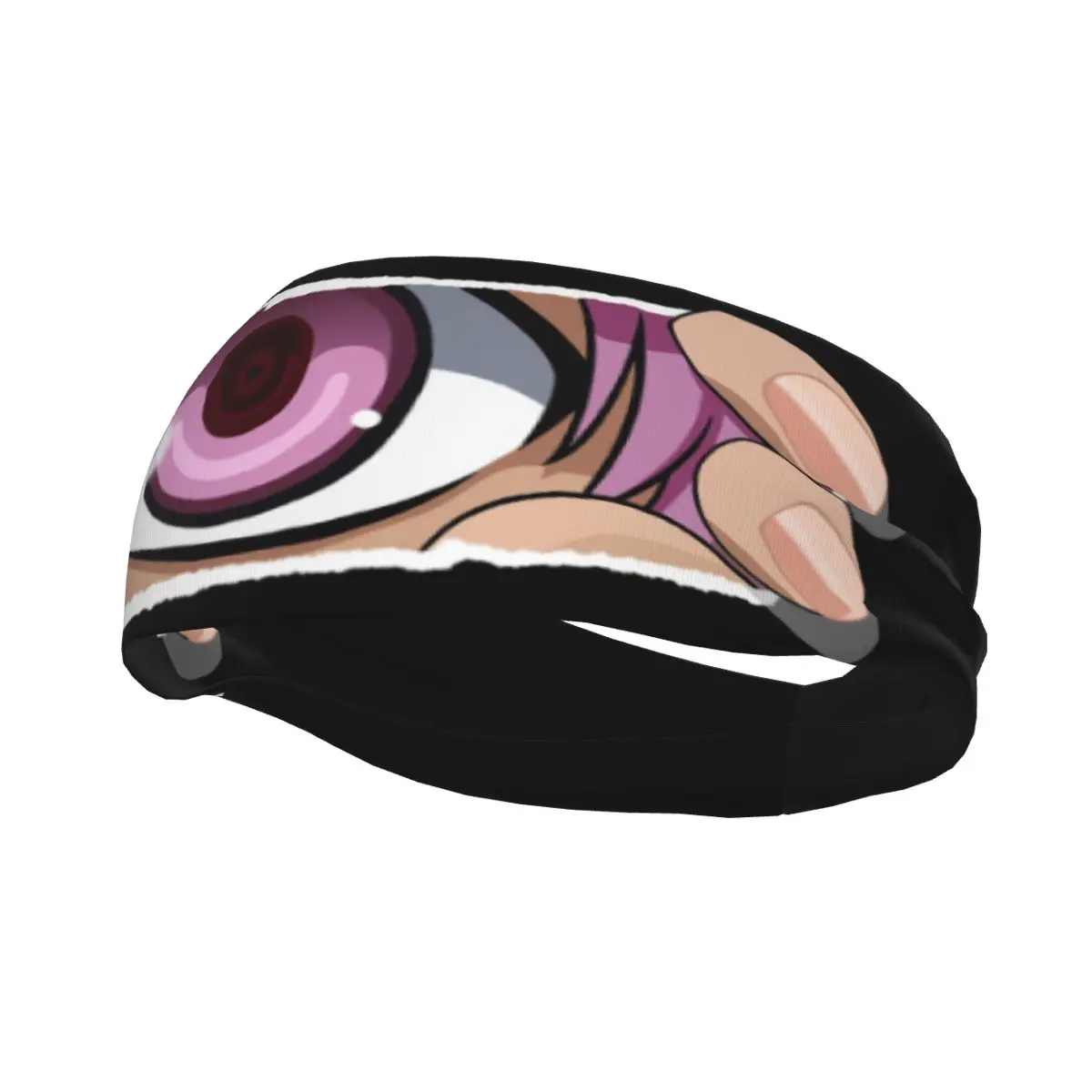 

Cartoon Cute Eyes Women Sweatband Sports Headband Stretch Yoga Running Hair Bands Headscarf Sports Safety