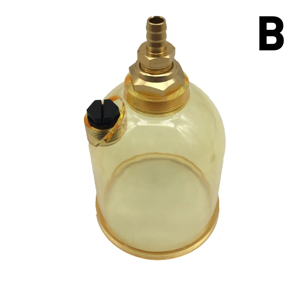 

500FG Чашка топливного фильтра 500FH Дизельный морской лодочный фильтр Двигатель Водоотделитель Чаша Сливной клапан Кран Аксессуар