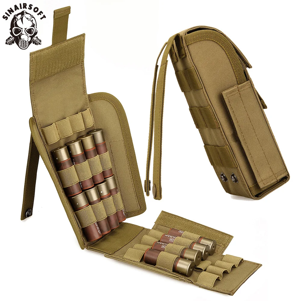 

Tactics Waterproof Anti-corrosion 12G Bullets Package Hunting Shells CS Field Portable 25-Hole Bullet Bags Molle Magazine Pouch