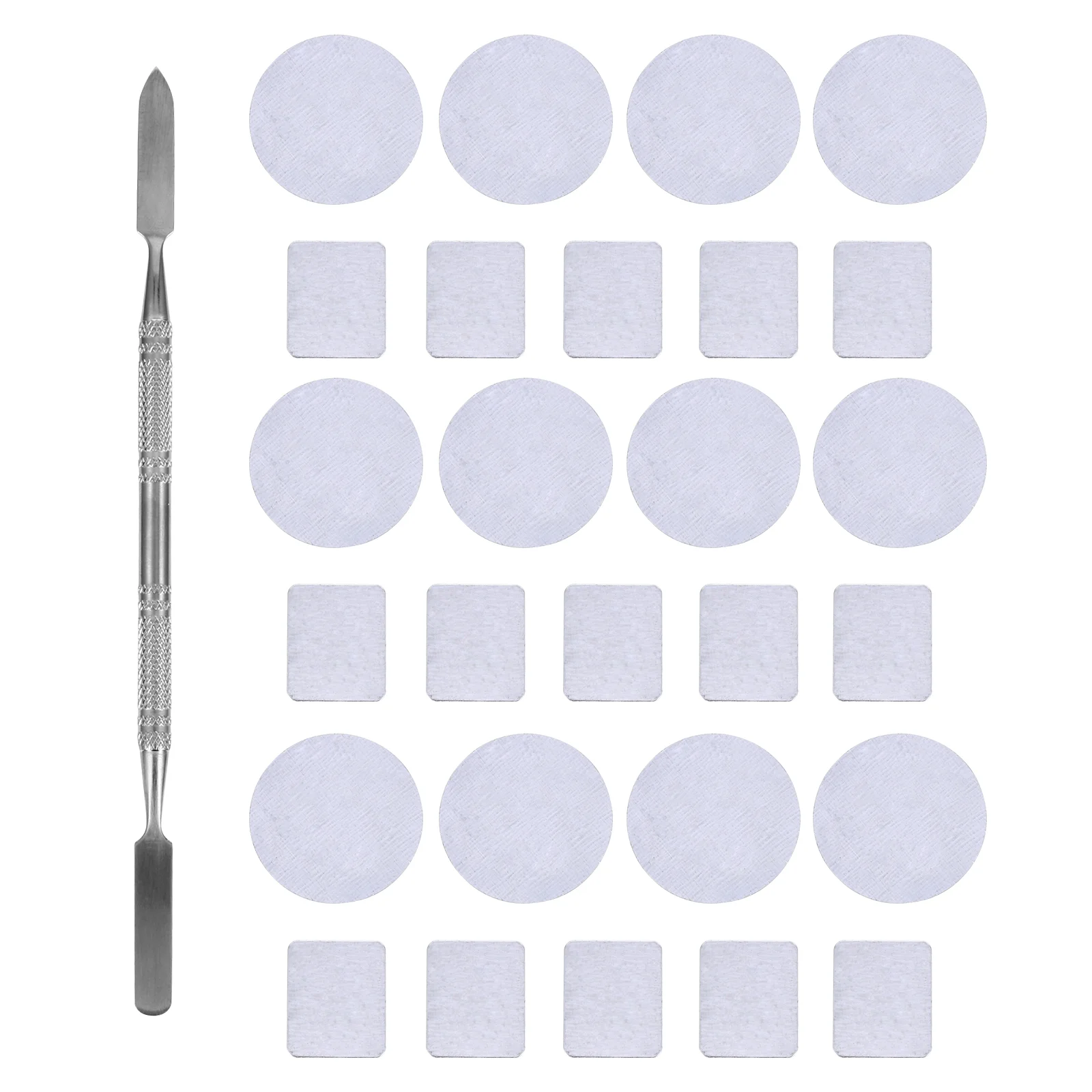 

56Pcs Metal Sticker for Nail Stickers with Spatula Eyeshadow Magnetic Palettes