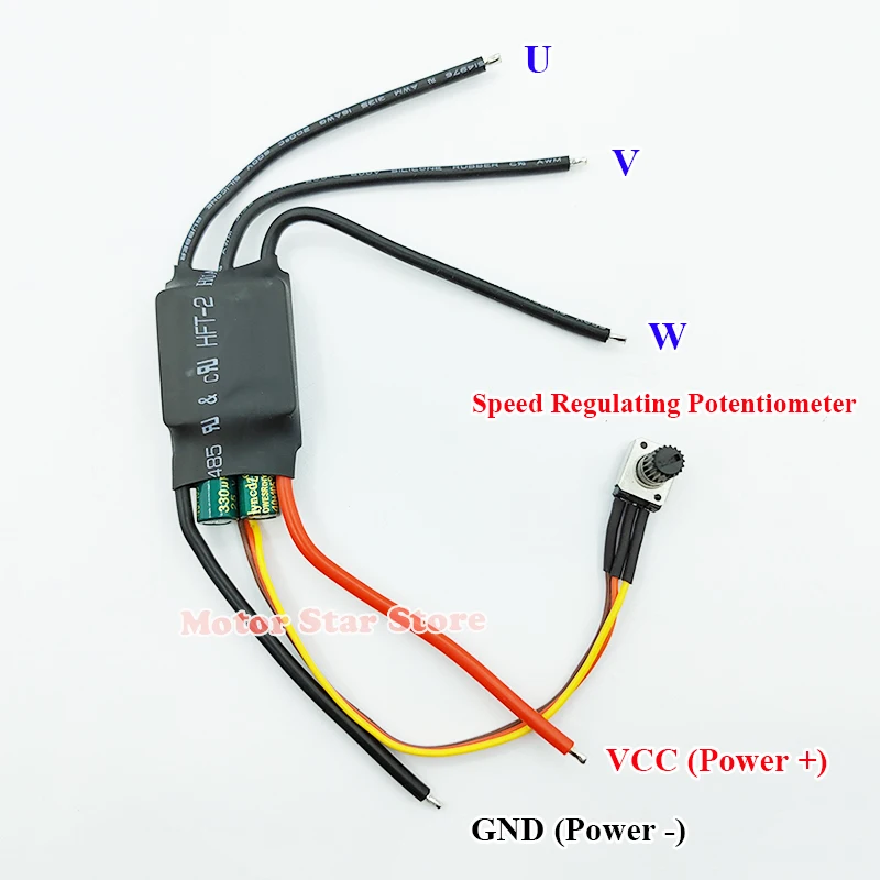 

Бесщеточный драйвер двигателя 3-Phase Brushless Motor Driver