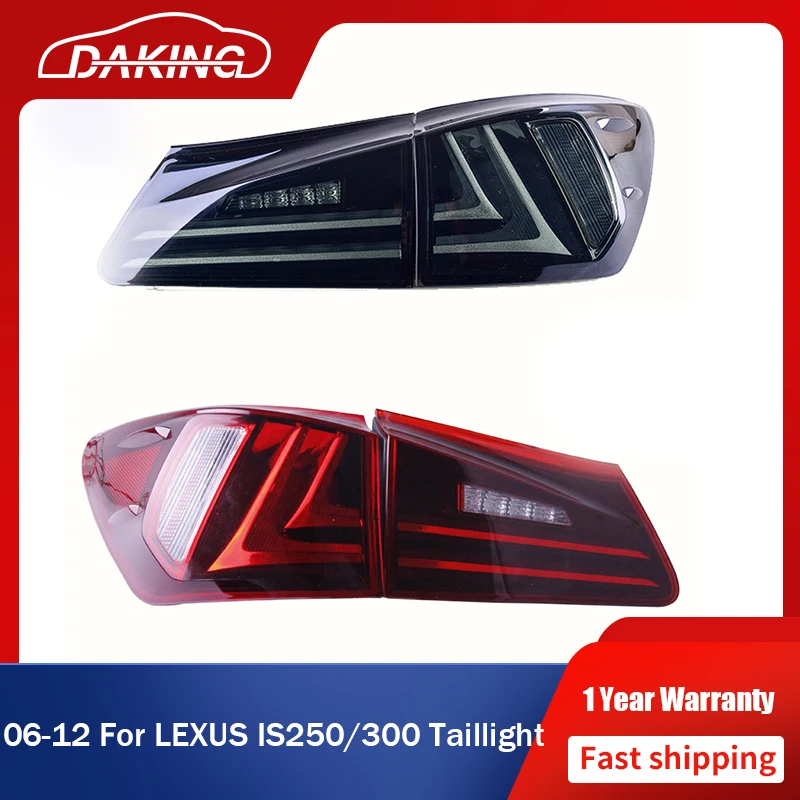 

Car Taillights For Lexus IS250 IS300 2006-2012 LED DRL Rear Animation Light Brake Reverse Dynamic Turn Signal Lamps Assembly