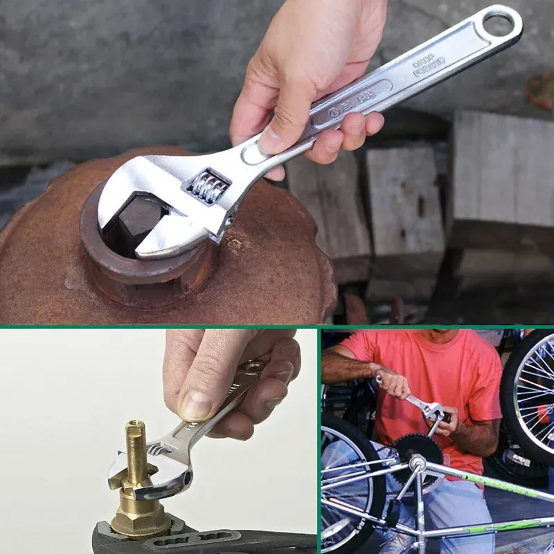 Регулируемый ключ LAOA промышленный тяжелый гаечный стальной автомобильный