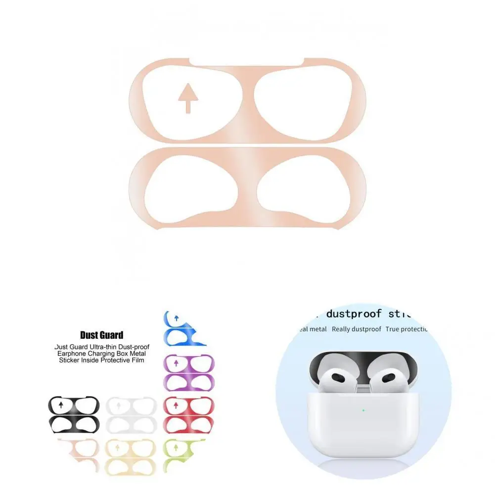 

Mini Useful Earphone Charging Box Dust Sticker Compact Dust Guard Durable