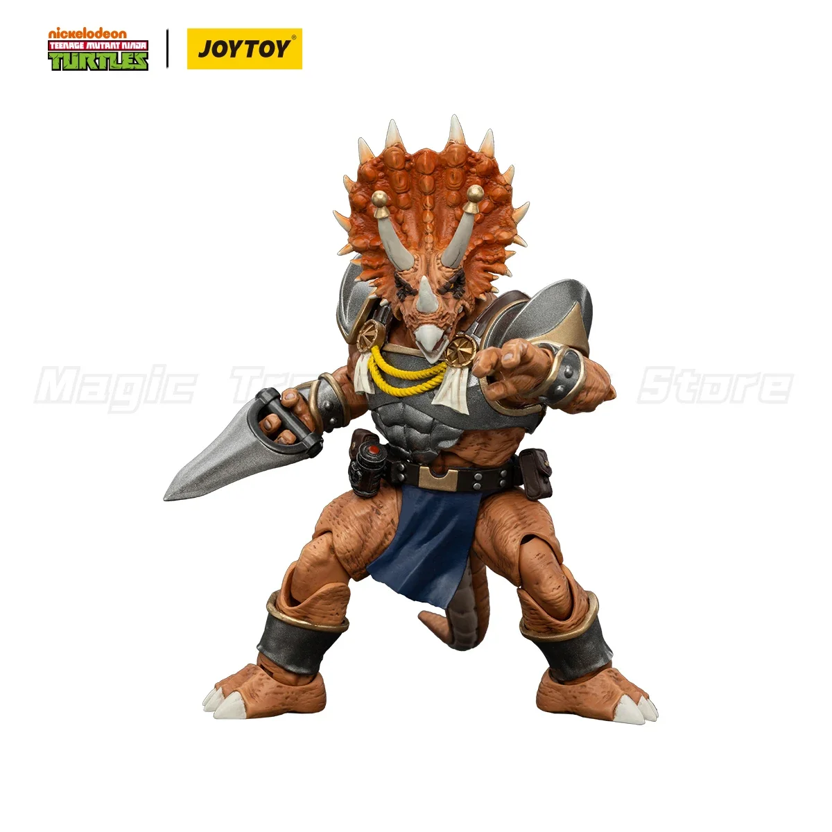 Фото В наличии: Фигурка JOYTOY 1/18 TMNT-Captain Zorax Adjutant Zork Triceraton Infantryman, модель персонажа аниме. №3