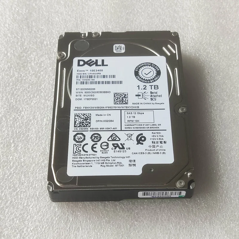 Новый корпоративный жесткий диск DELL G2G54 2 5 ТБ 12 Гб 10K ST1200MM0099 0G2G54 1 T серверный HDD -