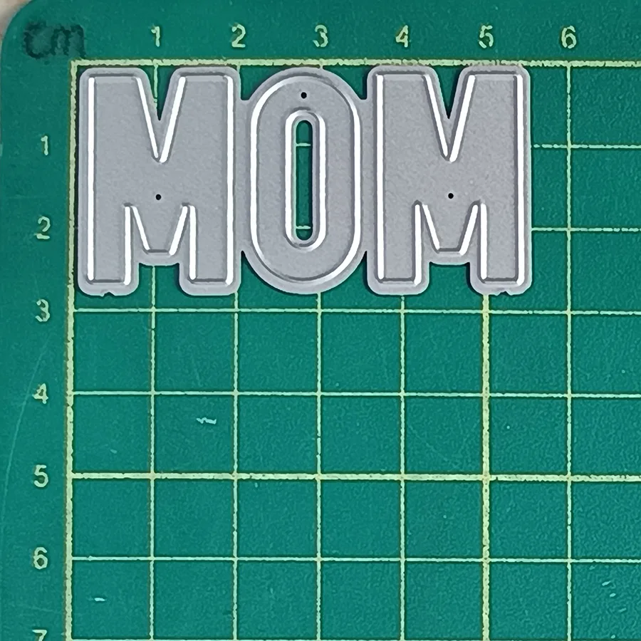 Штампы для резки английских слов MOM штампы скрапбукинга Новое поступление 2024