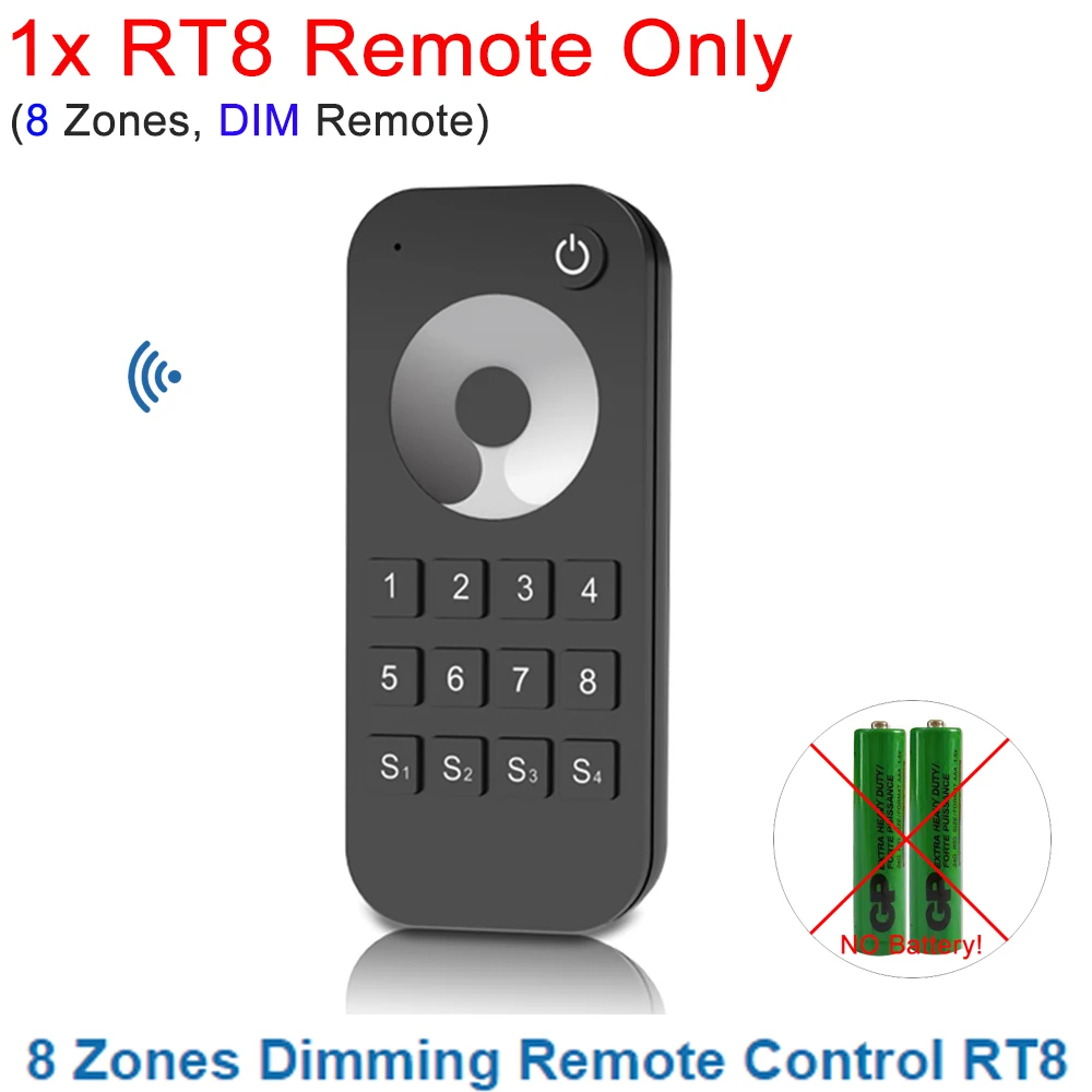 Veromount Skydance RT1/RT6/RT8/DIM/RT2/RT7/RT8C/CCT/RT4/RT9/RGB/RGBW/RT5/RT10 Радиочастотный пульт дистанционного управления