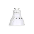 Светодиодная Диодная лампа GU10 2835 SMD с пластиковой чашкой, светодиодный прожектор ACDC10-30V 110 В, 220 В, яркая белая лампа, точечные светильники для дома, отеля, 4 Вт, 6 Вт, 8 Вт