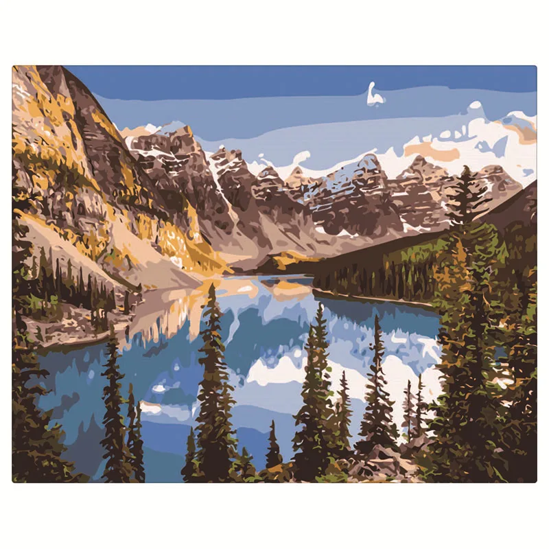 

00421Ann-Tulip diy Цифровая масляная живопись, картина маслом, акриловая Цветочная живопись, взрыв, ручная работа, пейзаж, живопись