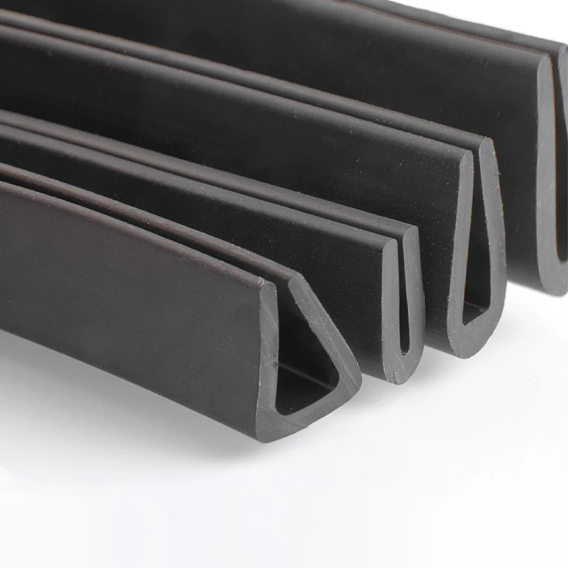 1 метровая черная резиновая лента для защиты от столкновений защитная U-образная