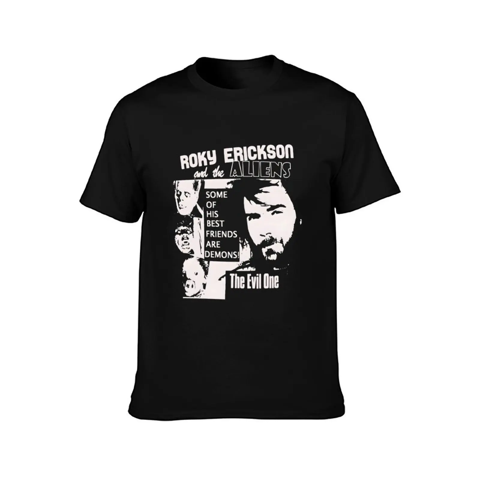 Классическая футболка Roky Erickson с рисунком спортивные фанаты футболки аниме