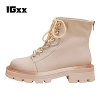 womens ins martin boots autumn single boots 2022 new style thin fashion ins cool thick soled mid tube short boots british style