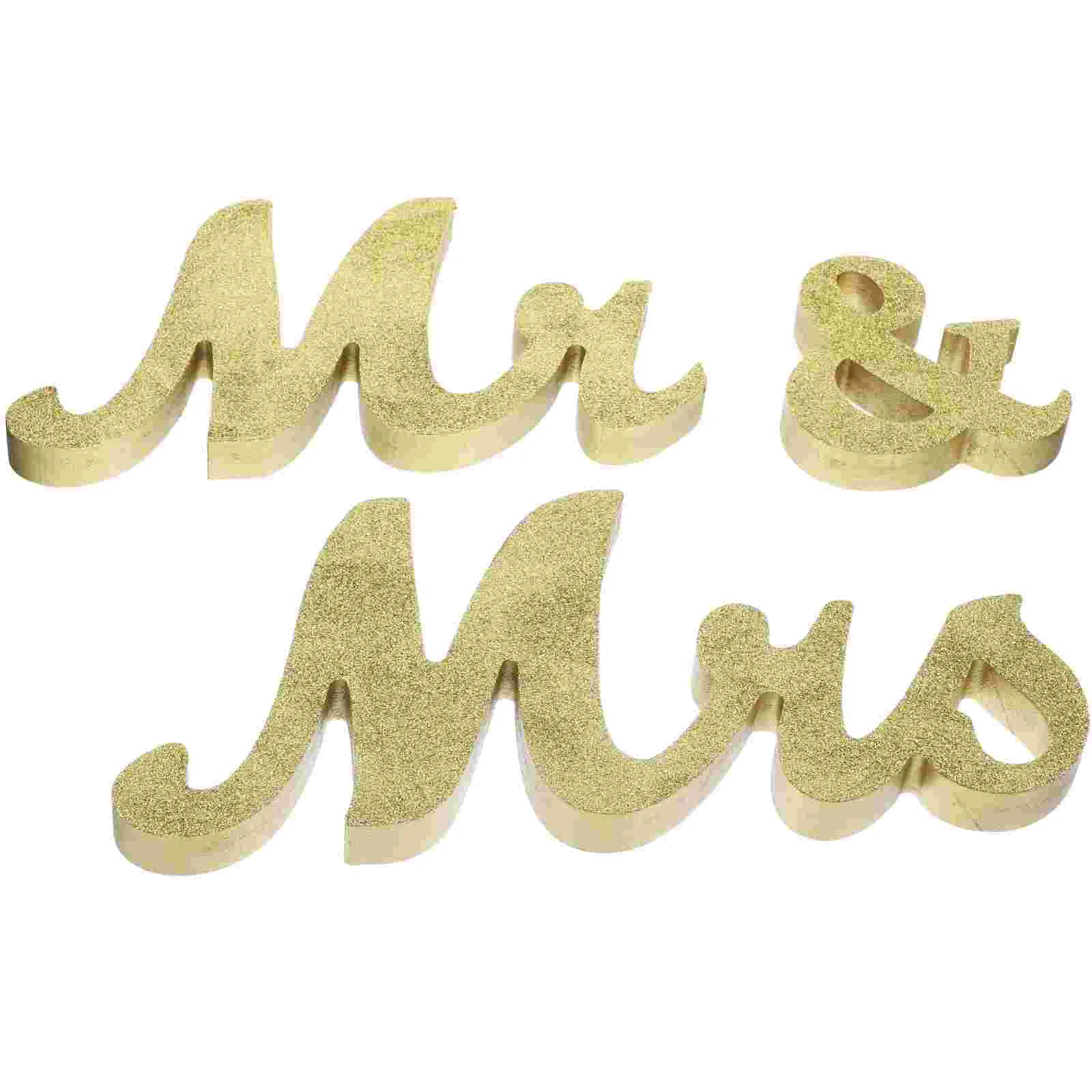 

Valentine's Day Decor Central Mr And Mrs Signs MDF Home Letter Party Decoration