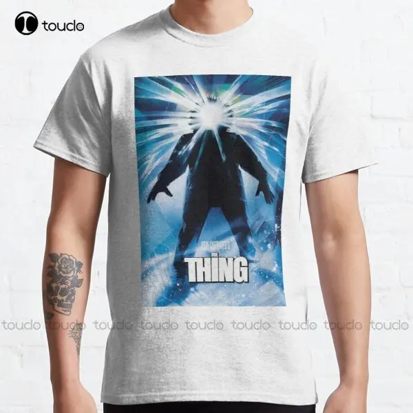 

Постер Фильма The Thing Классическая футболка на заказ Aldult Подростковая унисекс футболка с цифровой печатью модная забавная новая искусственная