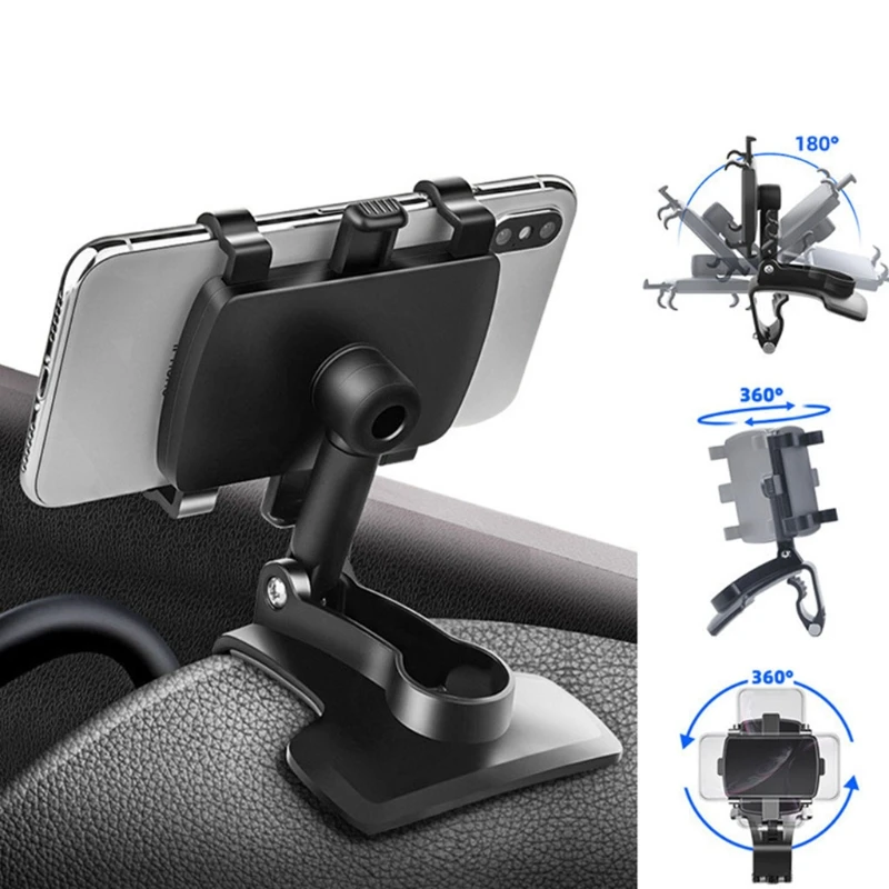 

Mount Phone Holder Compatible with Most Cellphones Doesn't Slip or Drop Cradle in Vehicle Dashboard D7YA