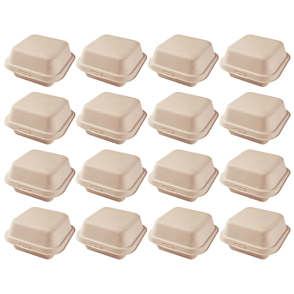 

30 Pcs Hamburger Lunch Box Takeout Supplies Go Containers Food Cake Roll Holder Pizza