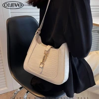 black womens leather bag 2022 fashion alligator pink brown vintage crossbody bags for women pu leather designer handbags